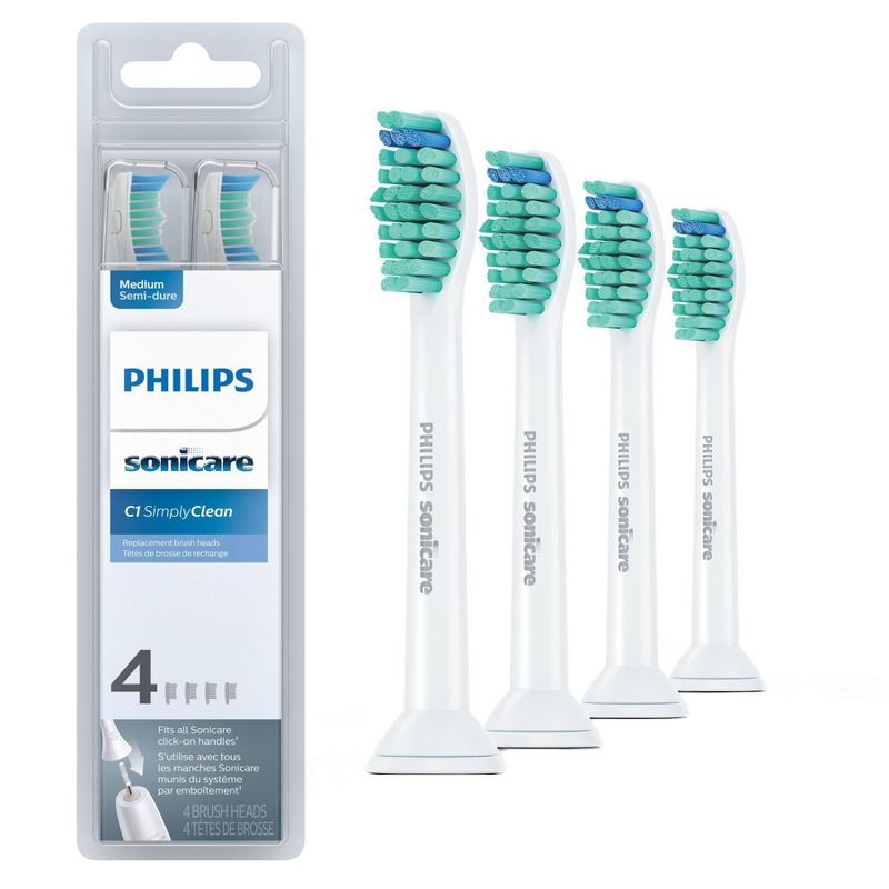 Philips Sonicare SimplyClean Replacement Electric Toothbrush Head, 1 of 10