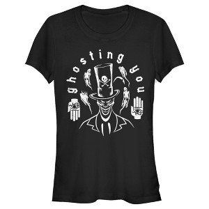Juniors Womens The Princess and the Frog Valentine's Day Dr. Facilier Ghosting You T-Shirt - 1 of 4