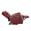 Paulina Genuine Leather Power Recliner with Wingback Design Set of 2|ARTFUL LIVING DESIGNS - 2 of 4