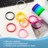 Unique Bargains Sports Party Games Fashion Silicone Bracelet Wristbands 60 Pcs - 3 of 4