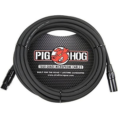 PIGHOG 8MM MIC CABLE, 25FT XLR