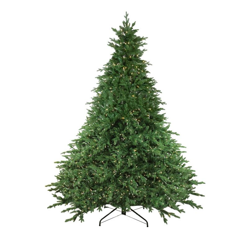 Northlight Real Touch™️ Pre-Lit Full Minnesota Balsam Fir Artificial Christmas Tree - 9' - Warm White LED, 3 of 8