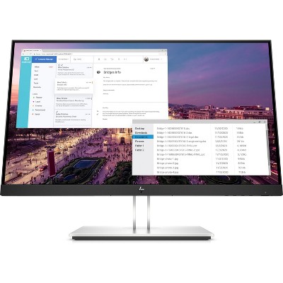 HP E23 G4 23-inch 60Hz 5ms FHD Desktop Computer Monitor Black IPS Panel VESA Moutable - Manufacturer Refurbished