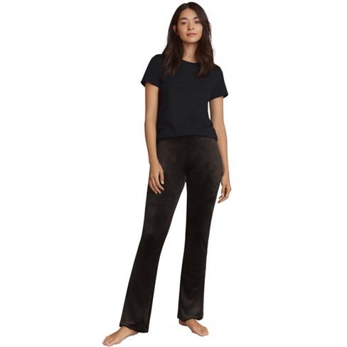 Ellos Women's Plus Size Velour Bootcut Lounge Pants : Target