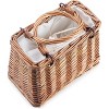 Straw Beach Bags For Women Summer Clutch Rattan Woven Wicker Purse Crochet Tote - 3 of 4