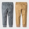 Toddler Boys' 2pk Jogger Pants - Cat & Jack™ Brown/Gray - image 2 of 2