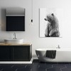 Stupell Industries Bear Water Splash Canvas Wall Art - 2 of 4