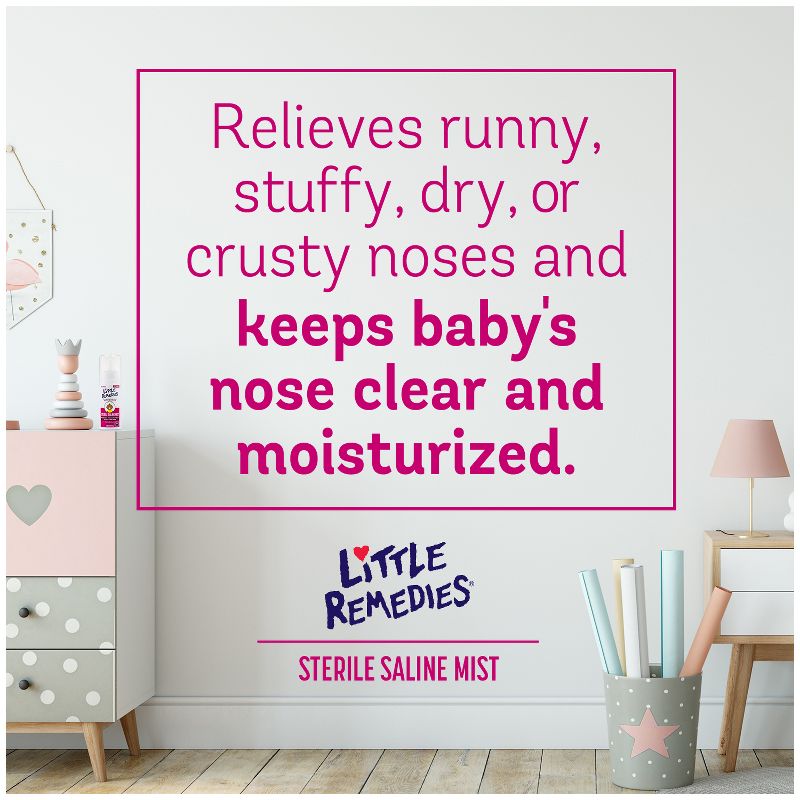 Little Remedies Saline Nasal Mist for Babies Stuffy Noses - 3 fl oz, 6 of 12