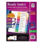 Avery Ready Index Customizable Table of Contents Multicolor Dividers 12-Tab Letter 11141