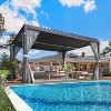 Erommy Outdoor Louvered Aluminum Pergola - 2 of 4