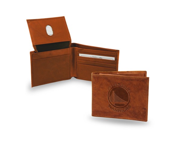 Golden State Warriors Rico Industries Embossed Leather Billfold Wallet