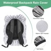 Unique Bargains Waterproof Backpack Rain Cover with a Vertical Reflective Strap for Hiking/Biking 1 Pc - 2 of 4