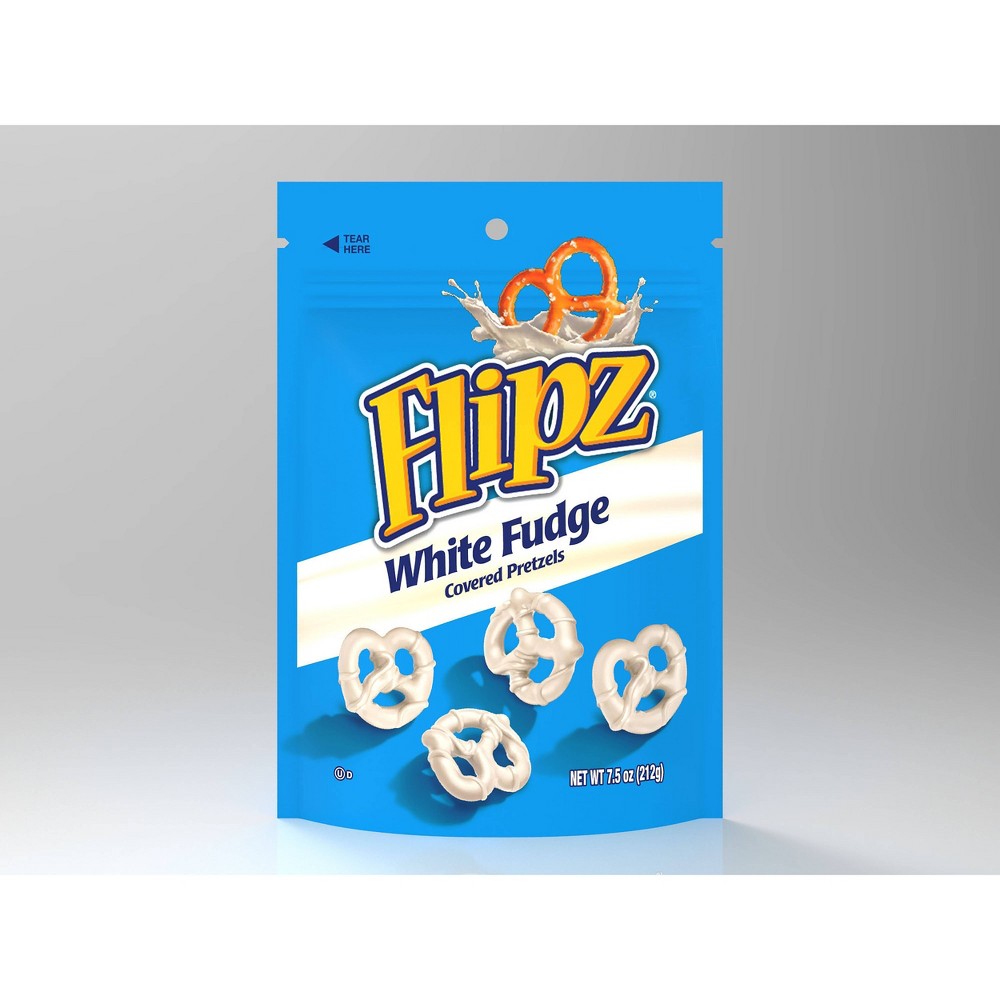 ⚪︎EL UPC 872181000649 - Flipz White Fudge Covered Pretzels 7.5 Oz