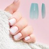 Unique Bargains Women's Full Coverage Fake Nails S Sky Blue 1 Pc - 4 of 4