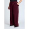 ELOQUII Women's Plus Size Track Pant With Side Stripe - 3 of 4