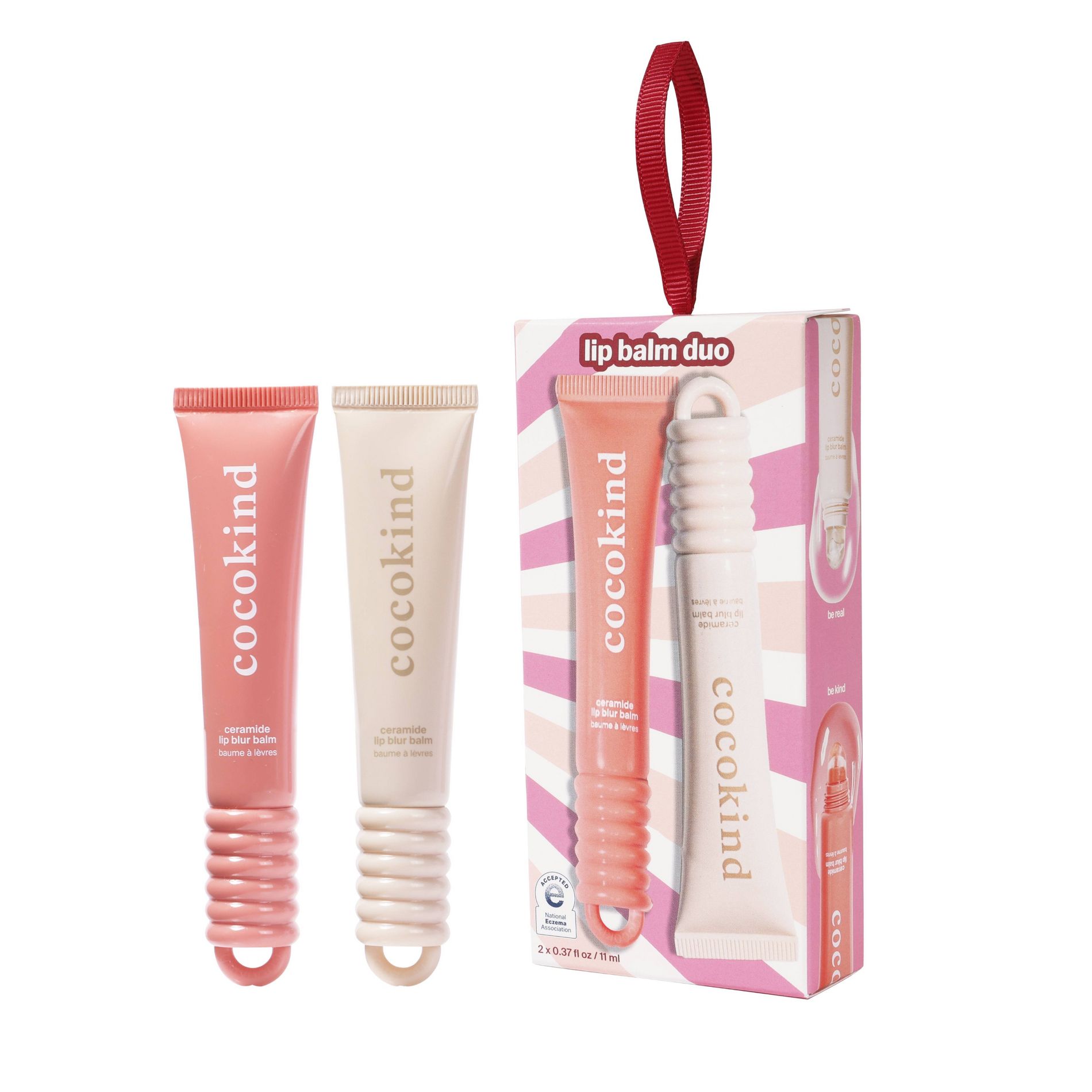 cocokind Lip Blur Balm Duo - Holiday - 0.37 fl oz