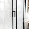 NicBex Shower Door 70"H Frameless Shower Doors Double Sliding Shower Door with Premium 5/16" (8mm) Thick Tempered Glass Door - 3 of 4