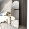 LOVMOR Inch"60"*"16.5"Generation of floor mounted full length mirrors,Golden - 2 of 4