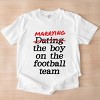 Marrying The Boy On The Football Team - Womens Garment Dyed Tee - 3 of 4