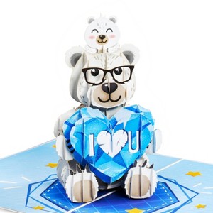 Paper Love Fathers Day Pop Up Card - 1 of 4