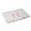 Deny Designs April Lane Art Simple Bow Monogram Memory Foam Bath Mat - 2 of 4