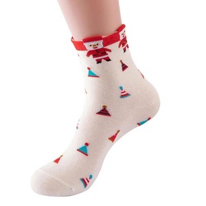 Cute Holiday Pattern Socks (Women's Sizes, Adult Medium) from the Sock Panda - Great for Christmas Time - 1 of 3