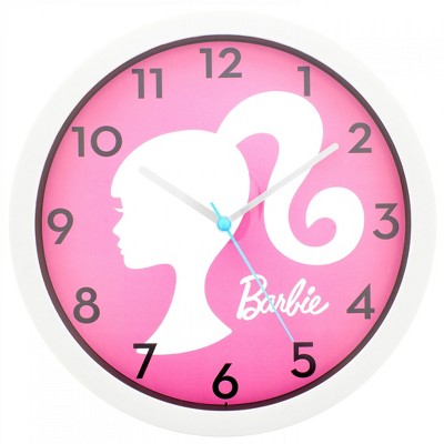 Barbie Silhouette Logo 10" Wall Clock