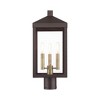 Livex Lighting Nyack 3 - Light Post Light in  Bronze - 2 of 4
