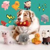 Funny Pixel Style Squeaky Dog Toys, 5 Packs Crinkle Plush Stuffed Dog Chew Toy for Small Medium Large Breeds, Unique Puppy Teething Pet Supplies - 3 of 4