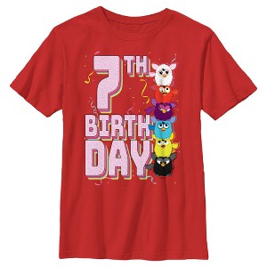 Boy's Furby Colorful Birhtday Line up T-Shirt - 1 of 4