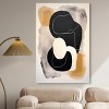 Art Remedy Milk Butterscotch and Dark Chocolate Brown Earthy Abstract Wall Art Unframed - 2 of 4