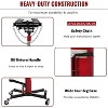 Hydraulic Transmission Jack, 1322 LBS Adjustable Telescoping, 33.8"-72.8" High Lift Transmission Jacks, Foot Pedal & 360° Swivel Wheels - 2 of 4