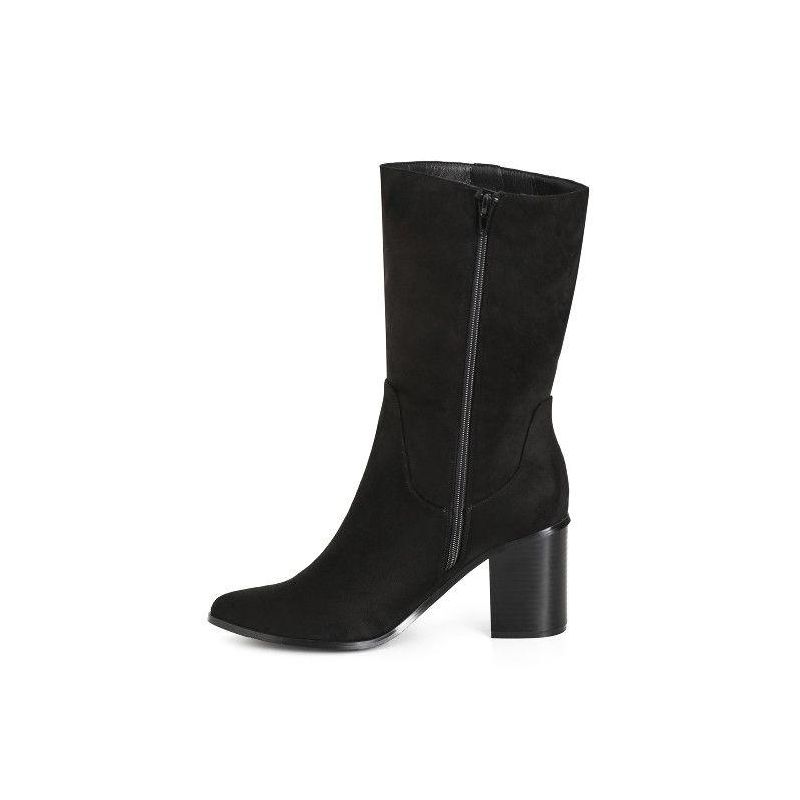 Women's Plus Size WIDE FIT Tassel Mid Boot - black | CITY CHIC, 3 of 4
