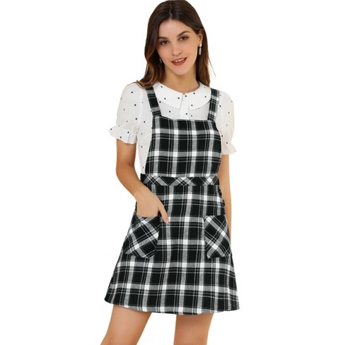 Tartan dungaree clearance dress