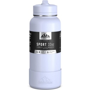 Hydrapeak Sport Stainless Steel Insulated Water Bottle With Spill Proof Straw Lid And Matching Rubber Sport Boot - 1 of 4