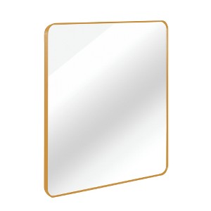 Lyngins 36x36 Inch Bathroom Mirrors,Square Wall Mirrors,4mm HD Glass Mirrors,Aluminum Alloy Anti-rust Vanity Mirrors for Bathroom,Bedroom - 1 of 4
