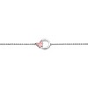 Guili Sterling Silver 18K Rose Gold Plated Infinity Circle Butterfly Charm Anklet, a Chic & Meaningful Jewelry Gift with an Adjustable Fit - 2 of 2