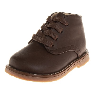 Josmo Baby/Toddler Walking Shoes with Lace Up Closure and Hard Sole for Better Support (Infant/Toddler Sizes)