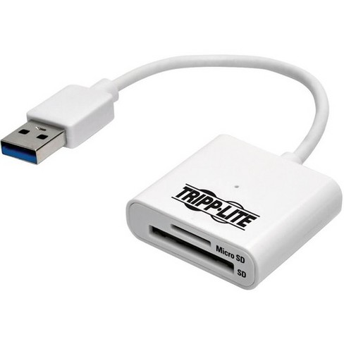 Tripp Lite USB 3.0 SuperSpeed SD / Micro SD Memory Card Media Reader 6in. : Target
