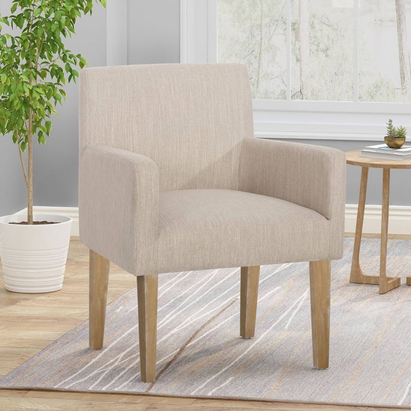 McClure Contemporary Upholstered Armchair - Christopher Knight Home, 3 of 8