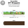 Big Dot of Happiness Woodland Creatures - Baby Shower or Birthday Party Favors and Cupcake Kit - Fabulous Favor Party Pack - 100 Pieces - 3 of 4