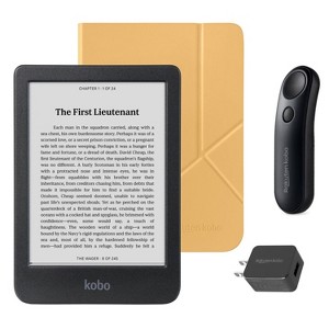 Kobo Clara BW eReader with SleepCover & Black Page Turner Remote Bundle - 1 of 4