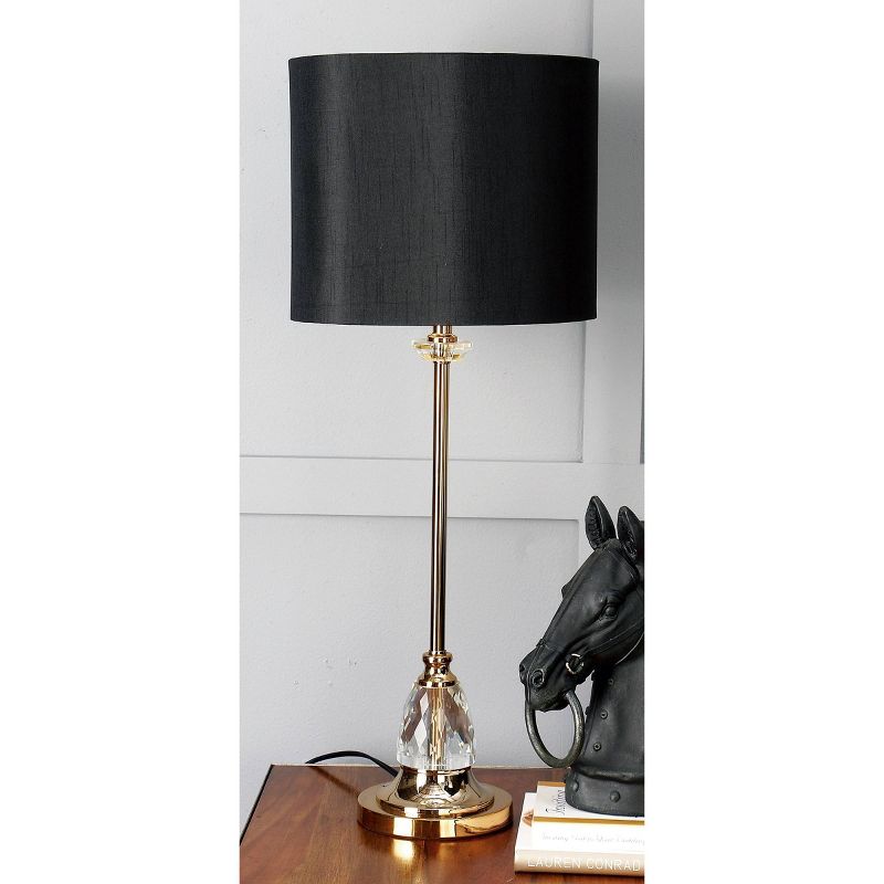 Metal Buffet Lamp with Drum Shade Black - Olivia &#38; May, 3 of 21