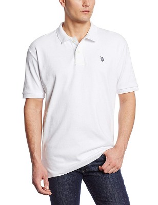 U.s. Polo Assn. Men's Solid V-neck Short Sleeve T-shirt White