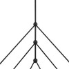 Crystorama Lighting Omni 6 - Light Chandelier in  Matte Black - 3 of 4