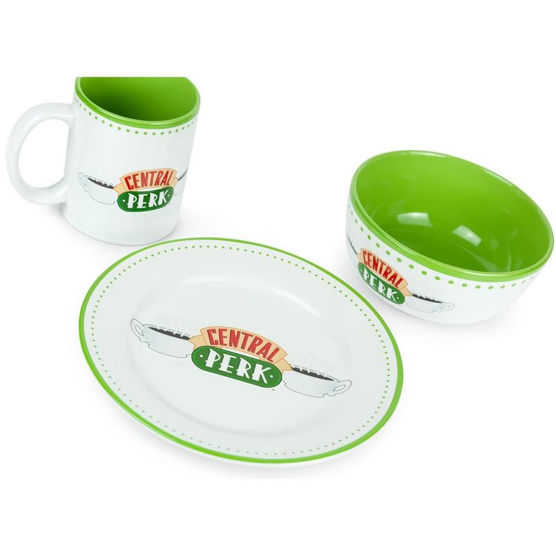 Ukonic Friends Central Perk Coffee House Dining Set Collection | 3-Piece Dinner Set, 2 of 7