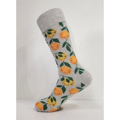 Fruit Themed Socks Cotton Socks Party Fruit Design Socks Fruit Patterned Men's Socks Party Socks Fruit Themed Socks