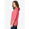 Jessica London Women's Plus Size Scallop Boatneck Tunic - 4 of 4