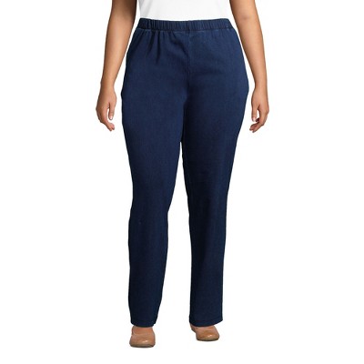 Lands' End Women's Plus Size Sport Knit High Rise Elastic Waist Pull On Capri  Pants - 3x - Radiant Navy : Target