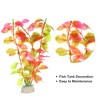 Unique Bargains Plastic Artificial Water Plants Aquarium Decorations Pink 7.28" Heigh 3 Pcs - 3 of 4